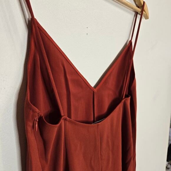 NWT Thakoon Women's Dresses, Rust Slip Dress, Size 6 - Picture 6 of 12